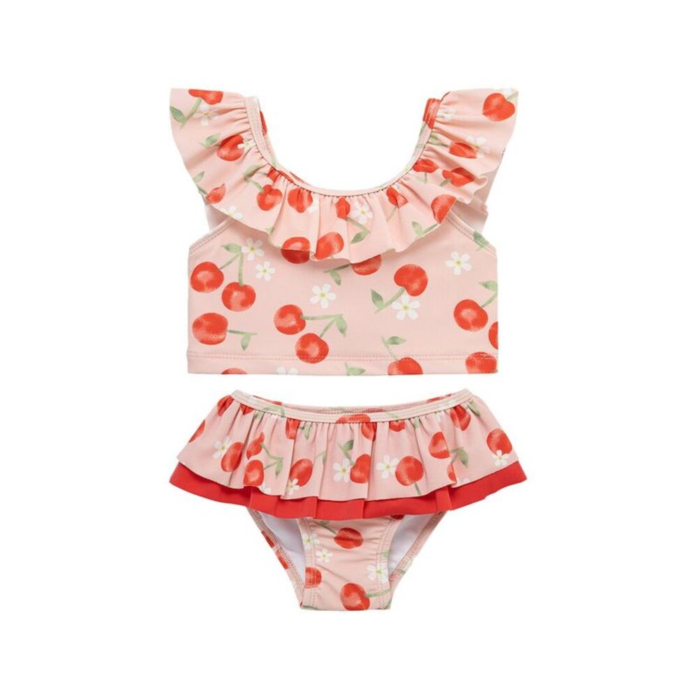 Little Me Girls  Cherry Swimsuit